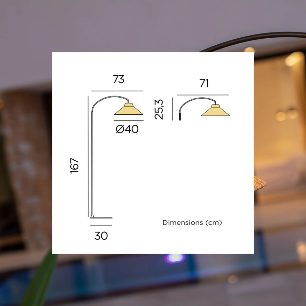 NIZA 165 Επιδαπέδιο Φωτιστικό Εξωτερικού Χώρου Επαναφορτιζόμενο Χωρις Καλώδιο - Φυσικό με Μαύρο - New Garden