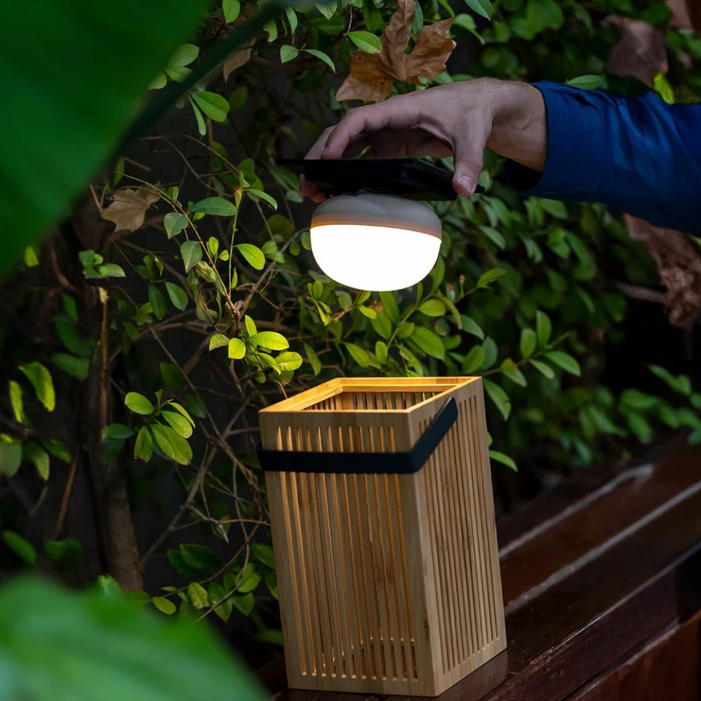 OKINAWA LANTERN Επιτραπέζιο Φωτιστικό Εξωτερικού Χώρου με Ηλιακή Φόρτιση- New Garden