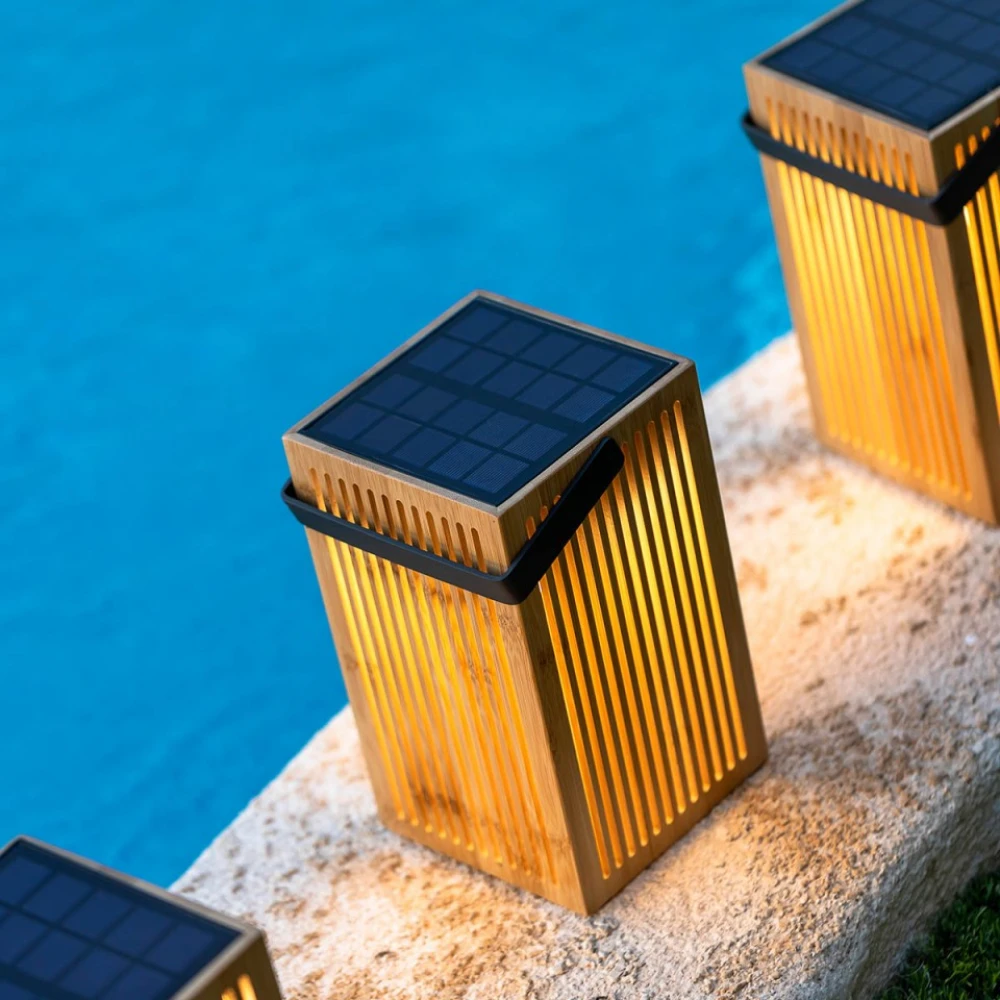OKINAWA LANTERN Επιτραπέζιο Φωτιστικό Εξωτερικού Χώρου με Ηλιακή Φόρτιση- New Garden
