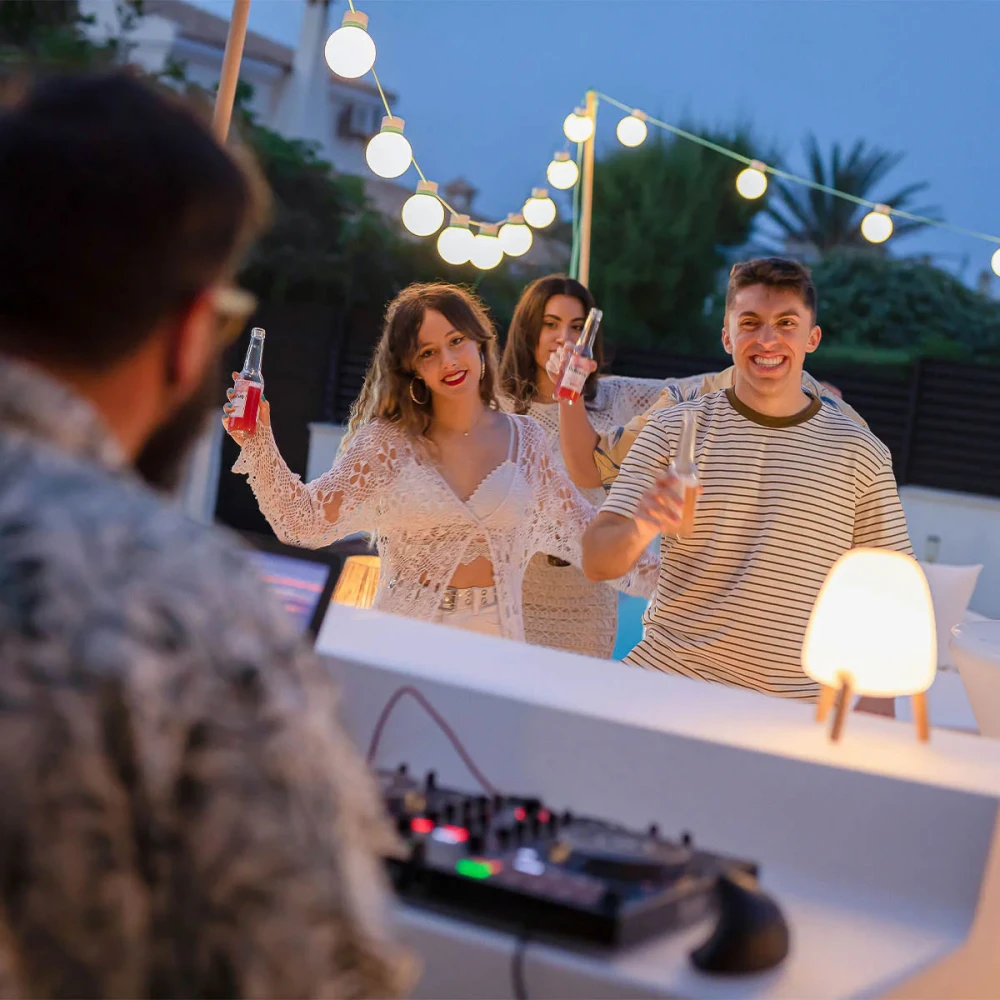 ROCKET 20 - Επιτραπέζιο Φωτιστικό Φορητό Ρυθμιζόμενο Λευκό - New Garden