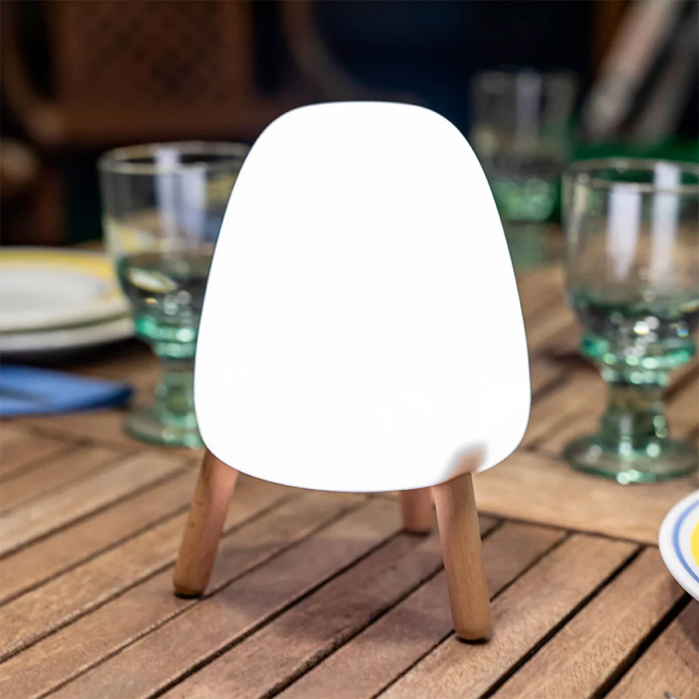 ROCKET 20 - Επιτραπέζιο Φωτιστικό Φορητό Ρυθμιζόμενο Λευκό - New Garden