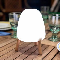 ROCKET 20 - Επιτραπέζιο Φωτιστικό Φορητό Ρυθμιζόμενο Λευκό - New Garden