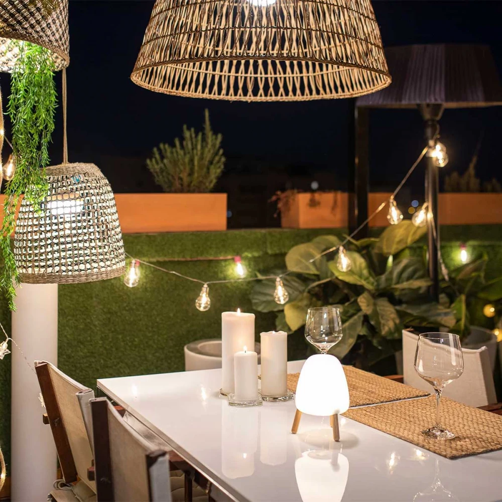 ROCKET 20 - Επιτραπέζιο Φωτιστικό Φορητό Ρυθμιζόμενο Λευκό - New Garden