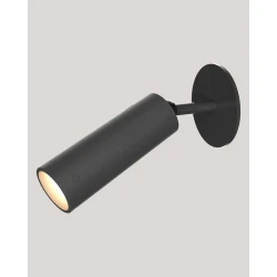 ROLL 4 LED Φωτιστικό Τοίχου Επαναφορτιζόμενο Cordless Round Μαύρο- New Garden