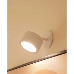 ROLL 8 LED Φωτιστικό Τοίχου Επαναφορτιζόμενο Cordless Round Λευκό- New Garden