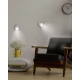 ROLL 8 LED Φωτιστικό Τοίχου Επαναφορτιζόμενο Cordless Round Λευκό- New Garden