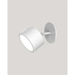 ROLL 8 LED Φωτιστικό Τοίχου Επαναφορτιζόμενο Cordless Round Λευκό- New Garden