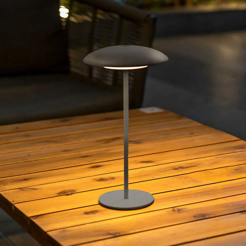 SARDINIA 30 - Επιτραπέζιο Φωτιστικό Φορητό Ρυθμιζόμενο Ανθρακί D15cm - New Garden