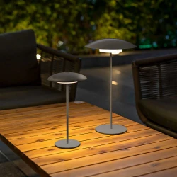 SARDINIA 30 - Επιτραπέζιο Φωτιστικό Φορητό Ρυθμιζόμενο Ανθρακί D15cm - New Garden