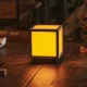 Vega Lantern - Επιτραπέζιο Φωτιστικό Εξωτερικού Χώρου με Ηλιακή Φόρτιση - Μπαμπού - New Garden