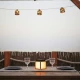 Vega Lantern - Επιτραπέζιο Φωτιστικό Εξωτερικού Χώρου με Ηλιακή Φόρτιση - Μπαμπού - New Garden