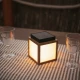 Vega Lantern - Επιτραπέζιο Φωτιστικό Εξωτερικού Χώρου με Ηλιακή Φόρτιση - Μπαμπού - New Garden