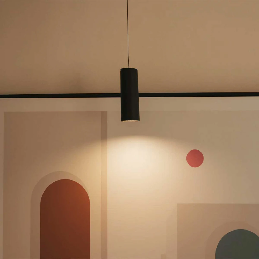 Αξεσουάρ - Ανάρτηση Κρεμαστή συμβατή με φωτιστικά Roll 8 & Roll 4 μαύρο χρώμα - New Garden