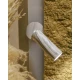 ROLL 4 LED Φωτιστικό Τοίχου Επαναφορτιζόμενο Cordless Round Όψη Λευκού Μαρμάρου - New Garden