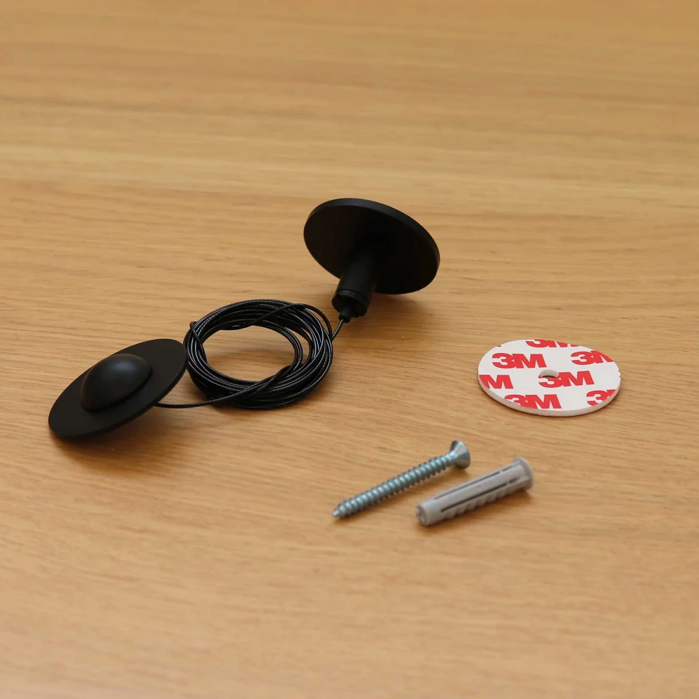 Αξεσουάρ - Ανάρτηση Κρεμαστή συμβατή με φωτιστικά Roll 8 & Roll 4 μαύρο χρώμα - New Garden