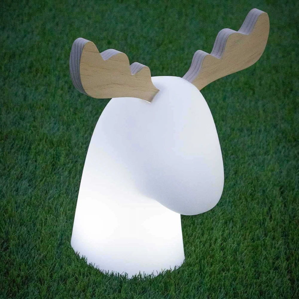 RUDY - Φωτιστικό Χριστουγεννιατικό Τάρανδος Φορητό-Επαναφορτιζόμενο RGBW IP65 - New Garden