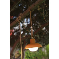 SYROS LAMP – Κρεμαστό Φωτιστικό με Επαναφορτιζόμενη Μπαταρία - Μουσταρδί - New Garden