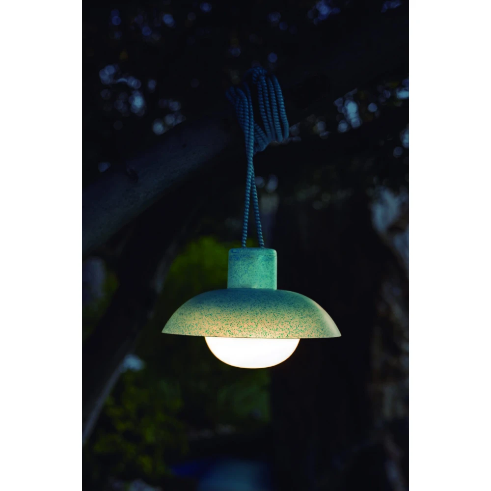SYROS LAMP – Κρεμαστό Φωτιστικό με Επαναφορτιζόμενη Μπαταρία - Recycled blue - New Garden