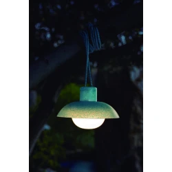 SYROS LAMP – Κρεμαστό Φωτιστικό με Επαναφορτιζόμενη Μπαταρία - Recycled blue - New Garden