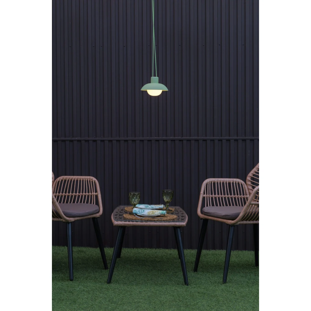 SYROS LAMP – Κρεμαστό Φωτιστικό με Επαναφορτιζόμενη Μπαταρία - Πράσινο - New Garden