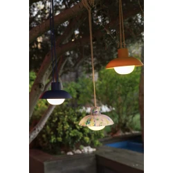 SYROS LAMP – Κρεμαστό Φωτιστικό με Επαναφορτιζόμενη Μπαταρία - Recycled multicolour - New Garden