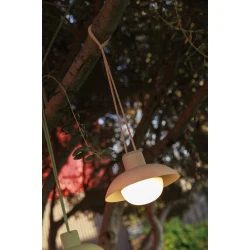 SYROS LAMP – Κρεμαστό Φωτιστικό με Επαναφορτιζόμενη Μπαταρία - Μπεζ - New Garden