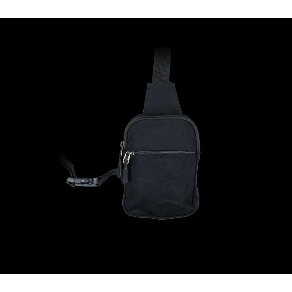 Τσαντάκι ώμου Barbaric black sling bag, 39783-NE