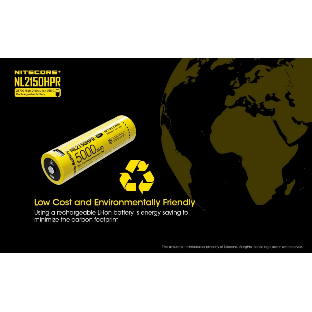 ΜΠΑΤΑΡΙΑ NITECORE 21700/ 5000mAh / HPR