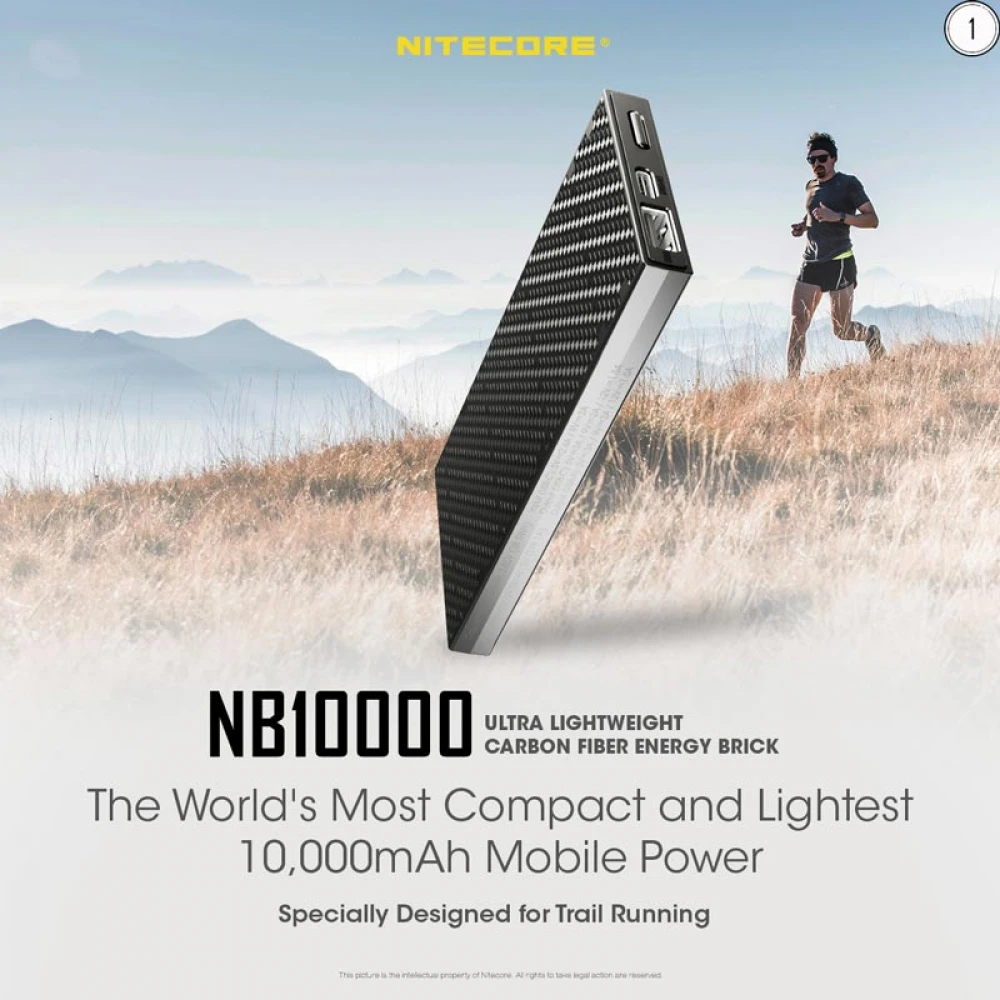POWER BANK NITECORE NB10000 Carbon Fiber