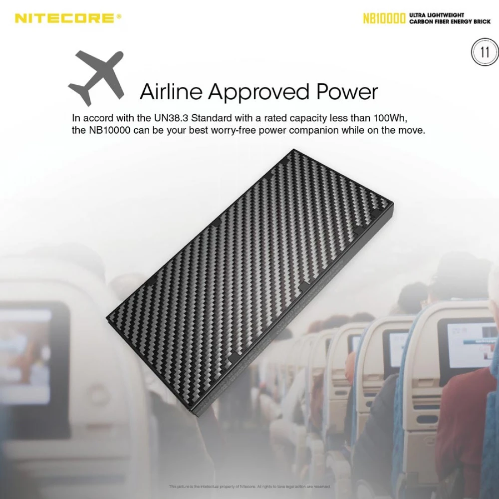 POWER BANK NITECORE NB10000 Carbon Fiber