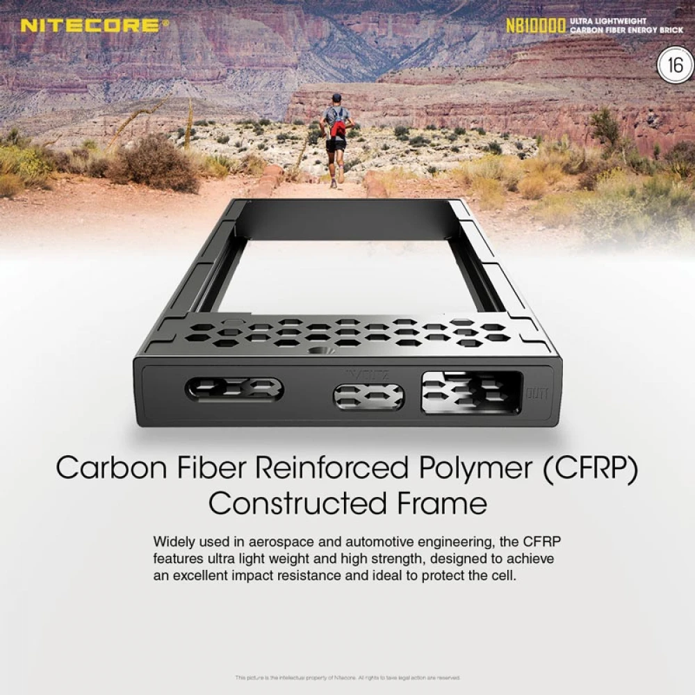 POWER BANK NITECORE NB10000 Carbon Fiber