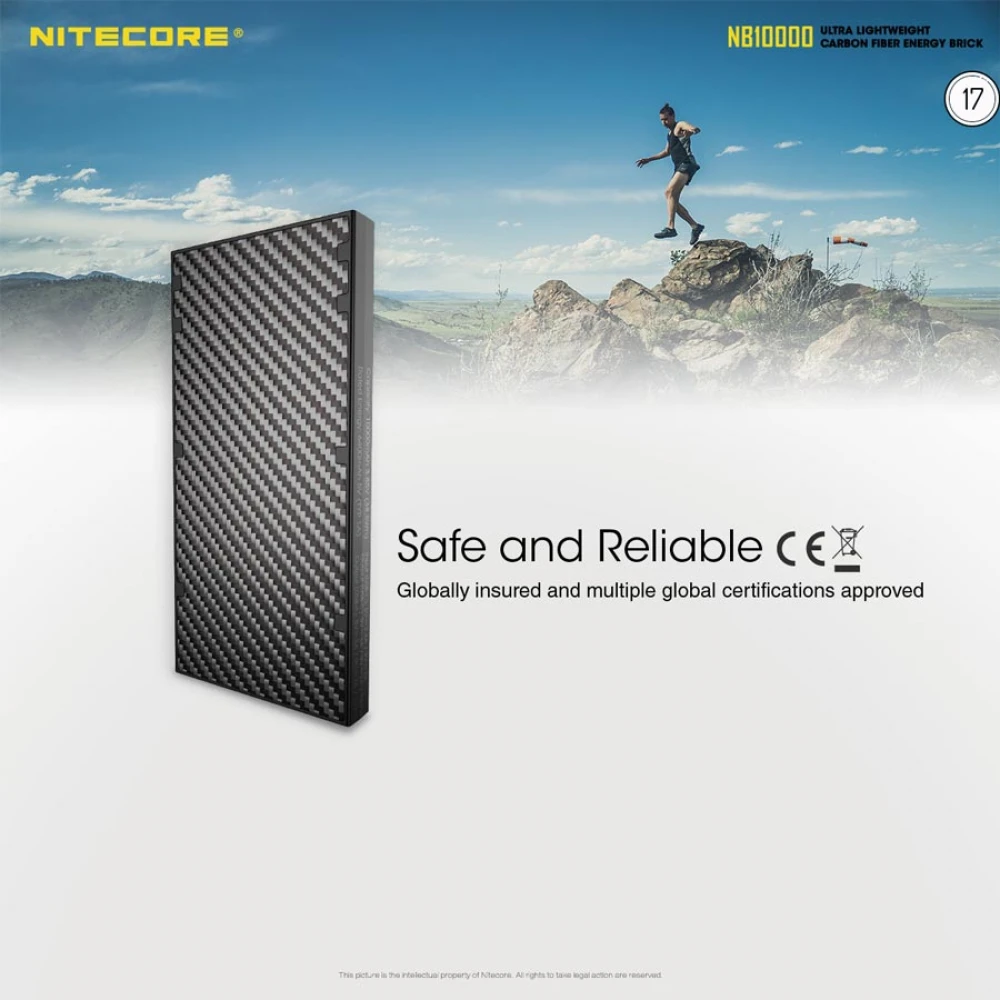 POWER BANK NITECORE NB10000 Carbon Fiber