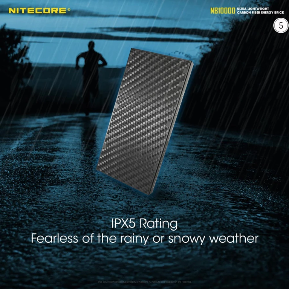 POWER BANK NITECORE NB10000 Carbon Fiber