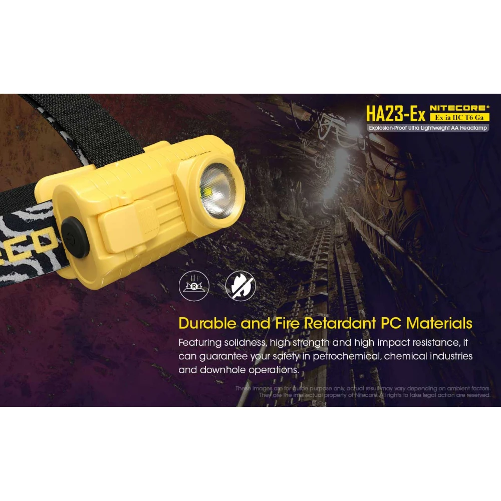 ΦΑΚΟΣ LED NITECORE HEADLAMP HA23-EX, Explosion proof
