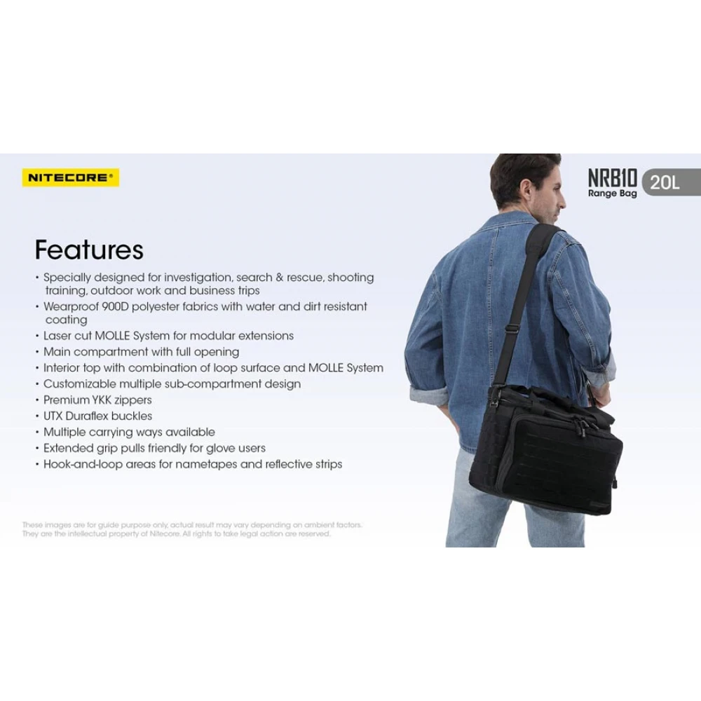 ΣΑΚΙΔΙΟ NITECORE RANGE BAG NRB10 black