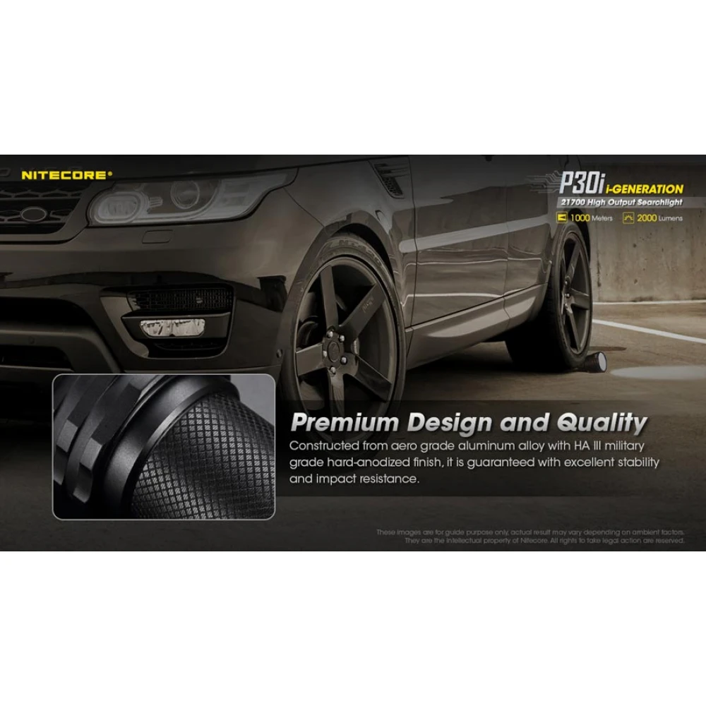 ΦΑΚΟΣ LED NITECORE PRECISE P30i, KIT