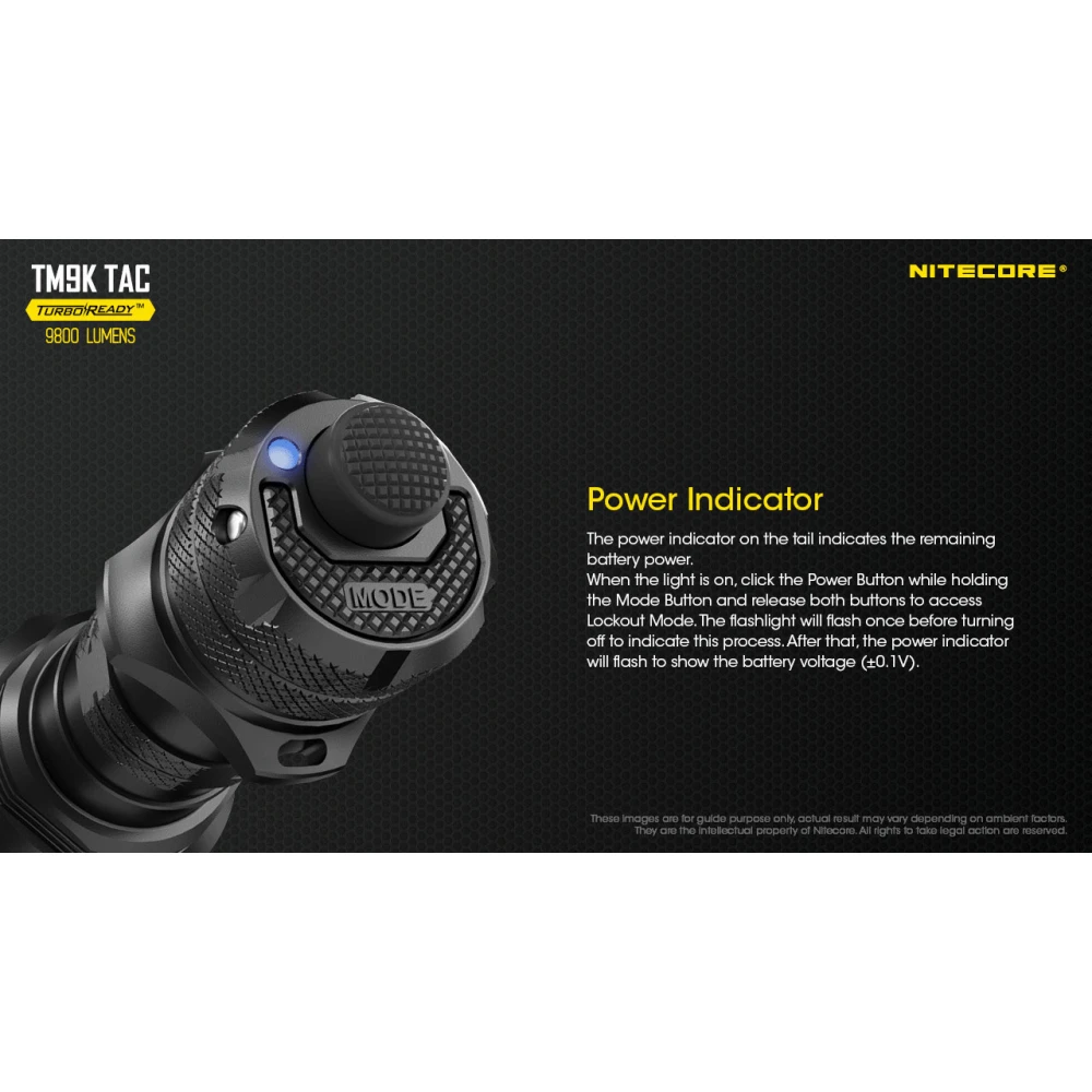 ΦΑΚΟΣ LED NITECORE TM9KTAC, 9800 Lumens
