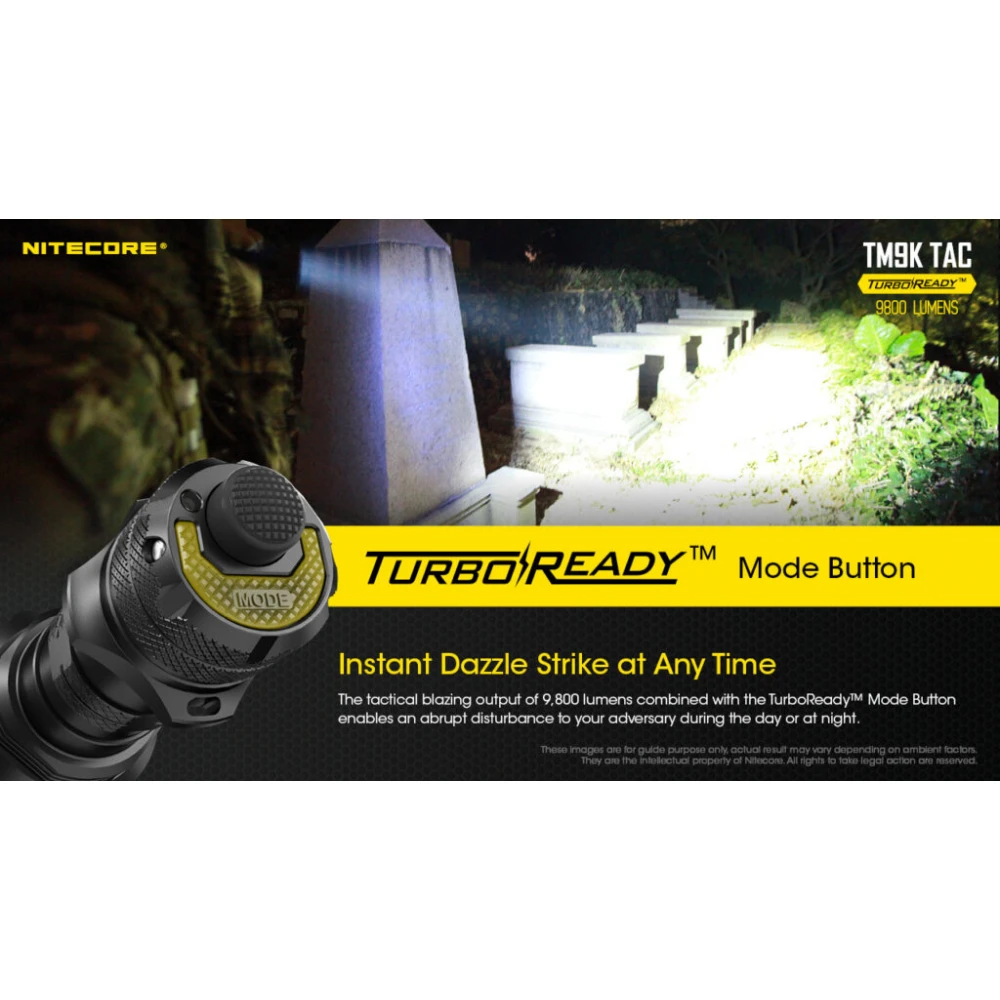 ΦΑΚΟΣ LED NITECORE TM9KTAC, 9800 Lumens