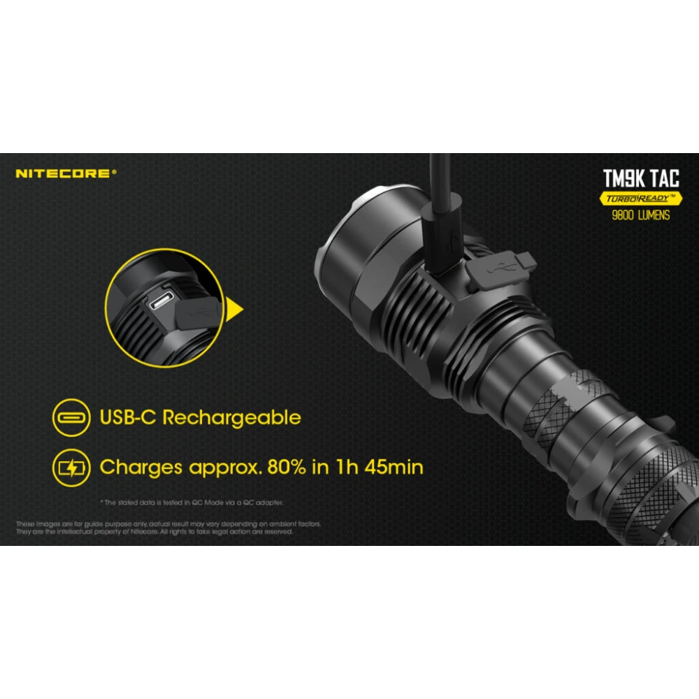 ΦΑΚΟΣ LED NITECORE TM9KTAC, 9800 Lumens