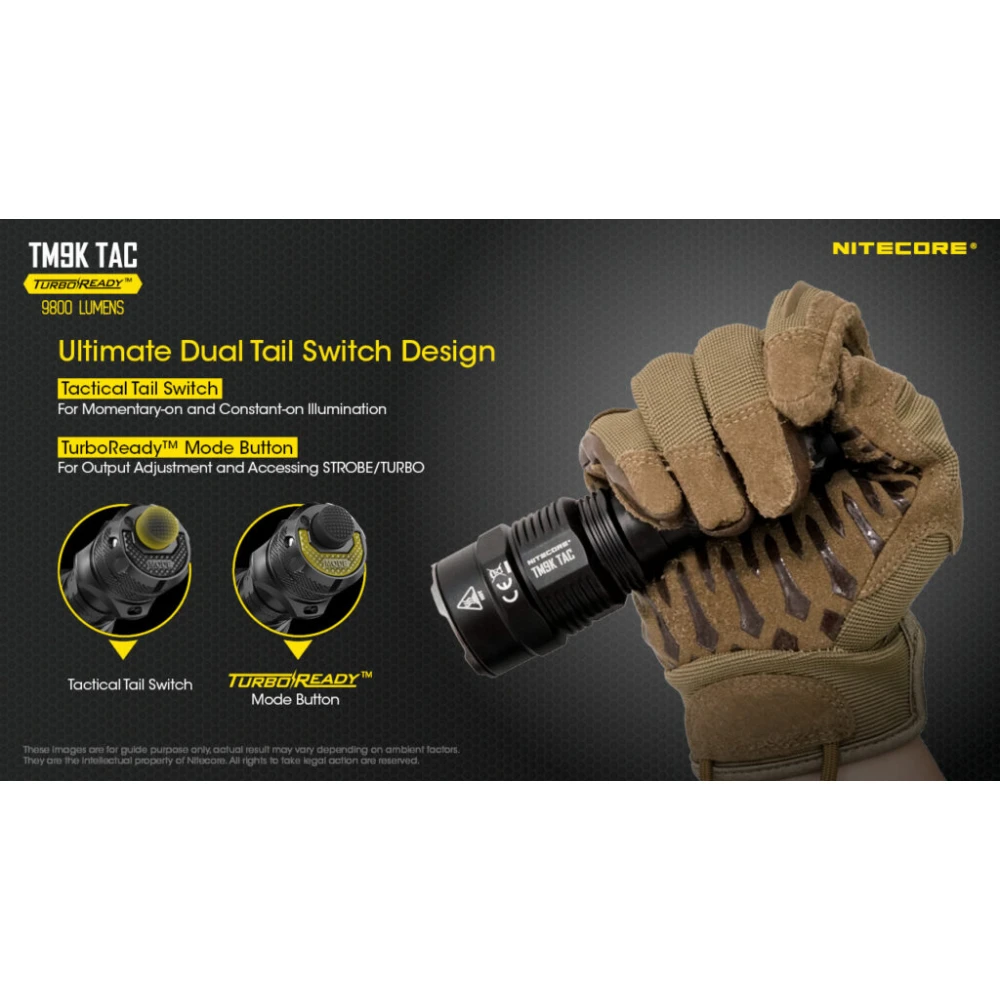 ΦΑΚΟΣ LED NITECORE TM9KTAC, 9800 Lumens
