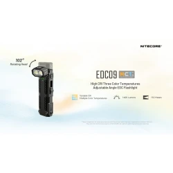 ΦΑΚΟΣ LED NITECORE EDC09, MCT, 1600lumens