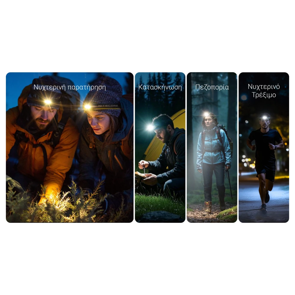 ΦΑΚΟΣ LED NITECORE HEADLAMP HA27UHE, 800lumens, 75g