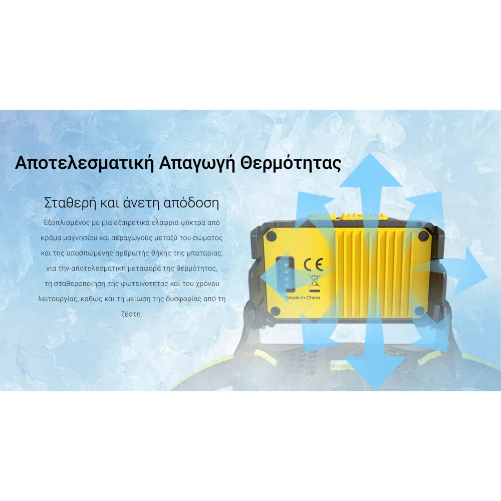 ΦΑΚΟΣ LED NITECORE HEADLAMP HA27UHE, 800lumens, 75g