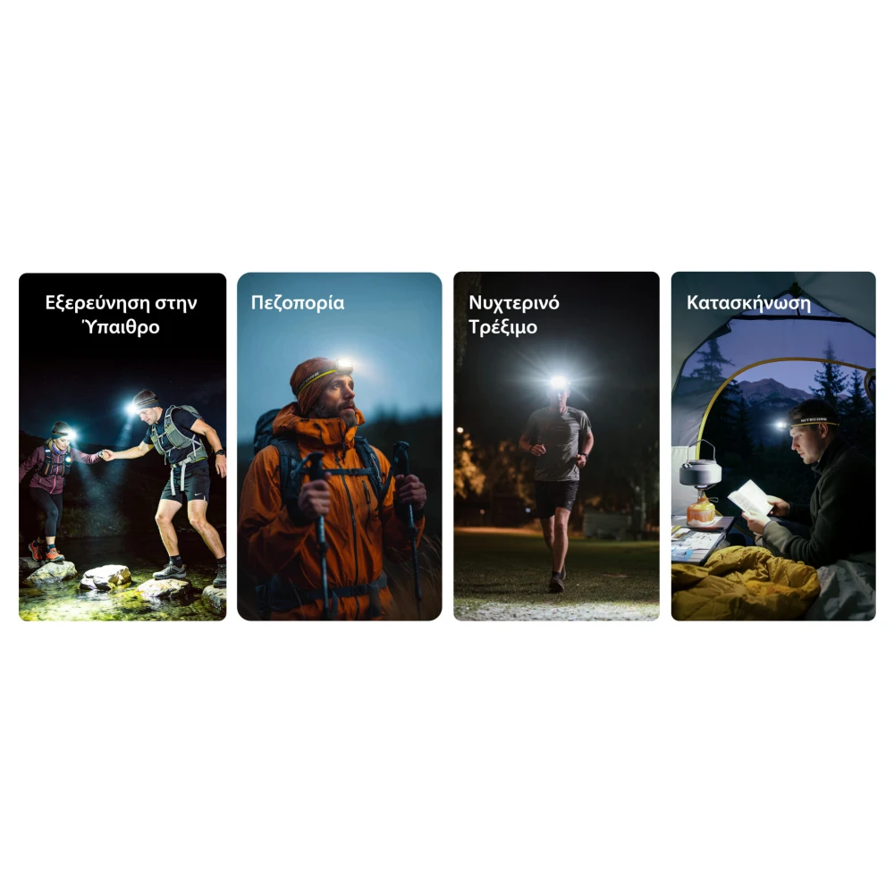 ΦΑΚΟΣ LED NITECORE HEADLAMP HA25UHE, 800lumens