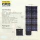Ηλιακό PANEL NITECORE FSP100, Φορητό, 100W