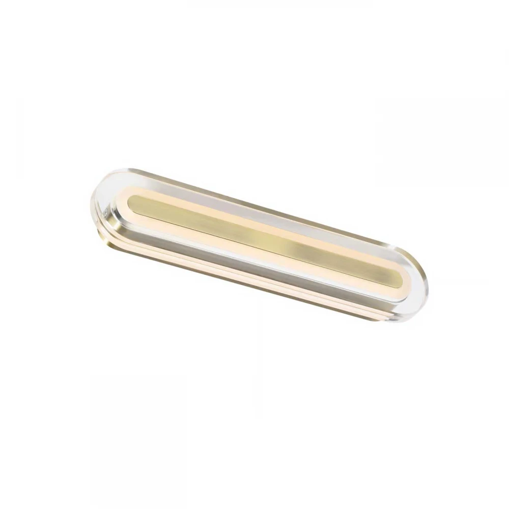 LED Φωτιστικό Επιτοίχιο Ορειχάλκινο IP44 8W 2CCT-3000K/4000K Dimmable - Cavara - Nordlux