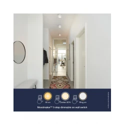 LED Σποτ Οροφής Λευκό Μεταλλικό 5,5W 2700K Moodmaker 3-steps Dimmable - Fallon - Nordlux