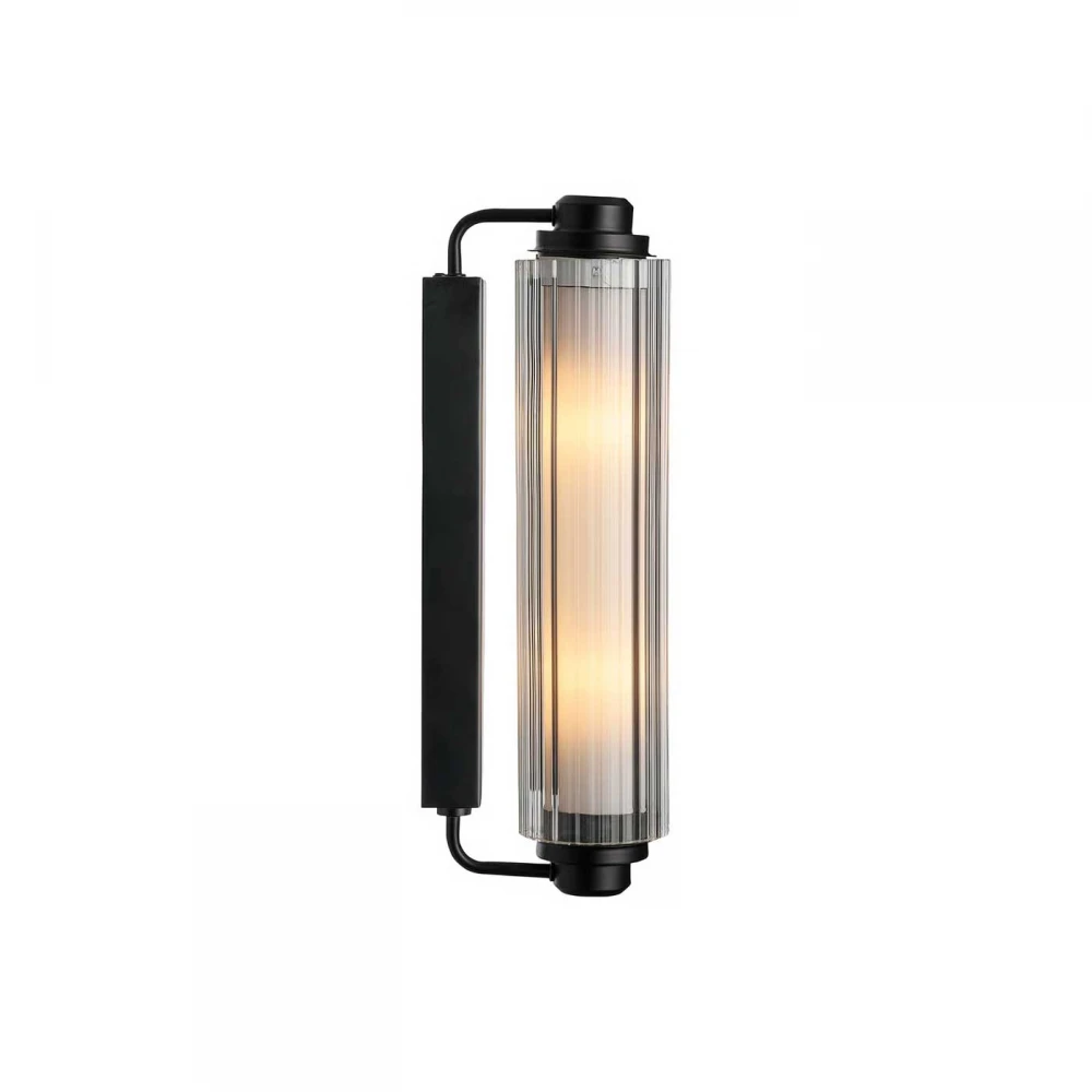 Φωτιστικό Επιτοίχιο Δίφωτο Μαύρο IP44 2xE14 Nimal - Nordlux