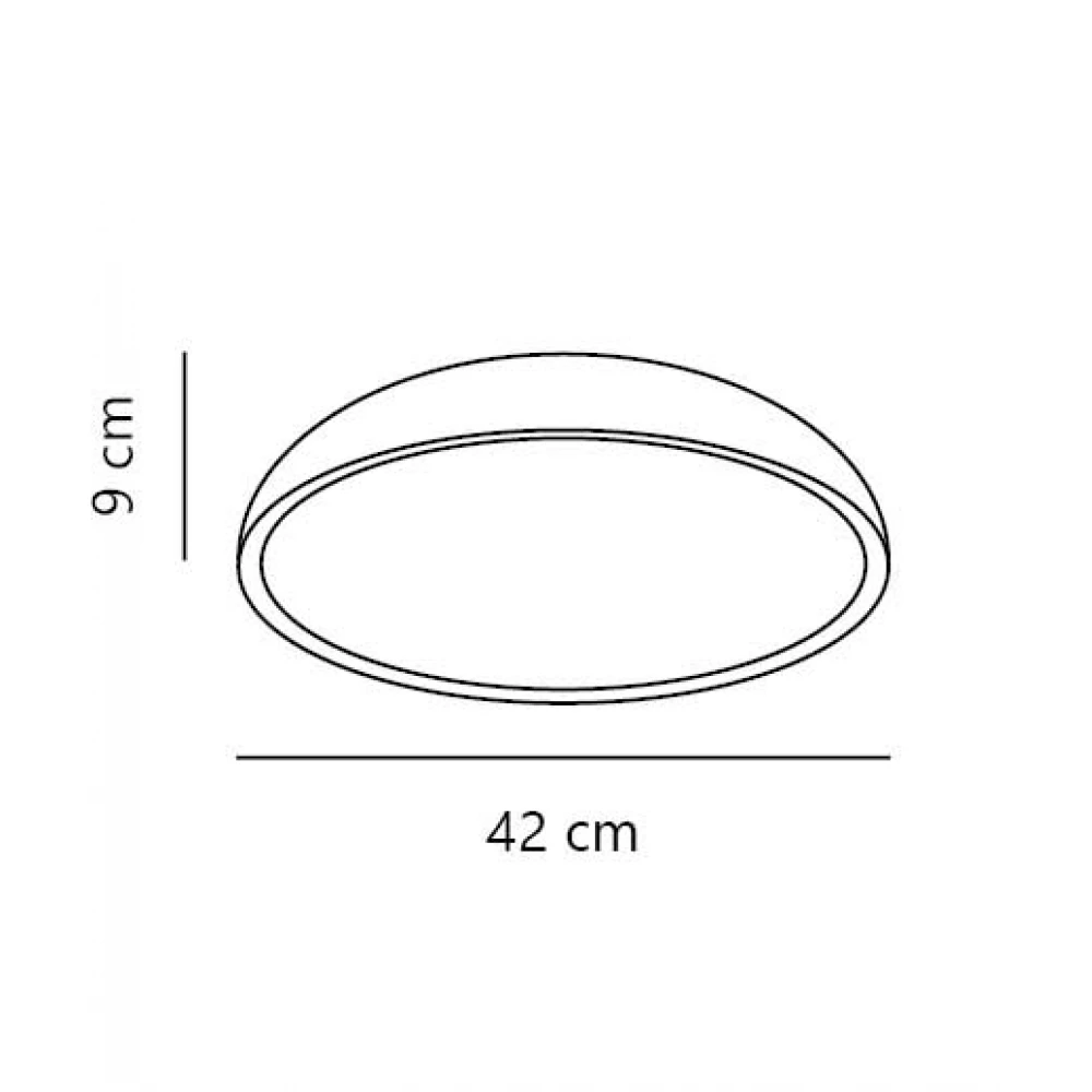 LED Φωτιστικό Οροφής Λευκό 24W Penelopa 42 - Nordlux