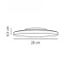 LED Φωτιστικό Οροφής Μπάνιου IP65 15W Ra90 3CCT Dimmable Serenova 28  - Nordlux